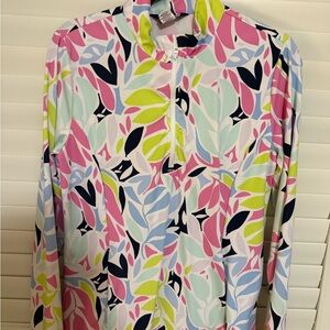 Tommy Bahama Multicolor quarter zip Golf Shirt